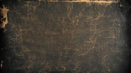 Naklejka premium Dark Brown Textured Paper Showing Age and Wear Through Time