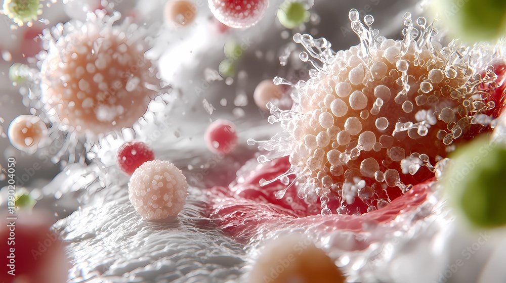 Poster mesmerizing graphic visualization showcasing the transformation and evolution of a concept, idea, or