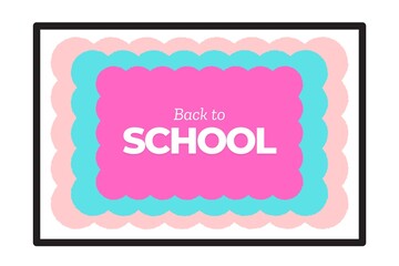 Back to school banner poster