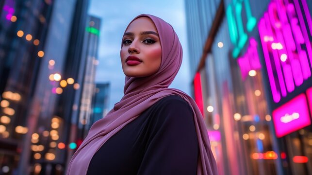 An IT expert in a business shirt examines real-time data on a holographic display surrounded by colorful LED-lit server racks in a modern facility