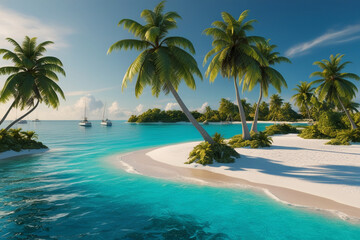 Fototapeta premium peaceful Island