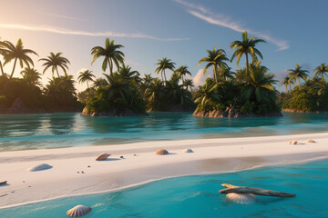 Obraz premium peaceful Island