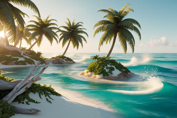 Fototapeta premium peaceful Island
