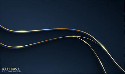 Dark blue abstract background