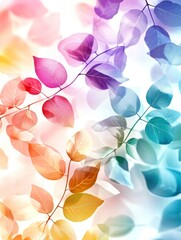 Colorful Leaves Background