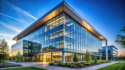 Obraz premium Stunning Modern Building Architecture Photography Showcase: Urban Landscapes, Contemporary Designs, and Innovative Structures in Vibrant City Settings for Real Estate and Marketing Use