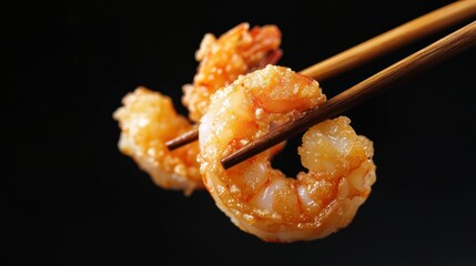 Crispy Shrimp Chopsticks Dark Menu