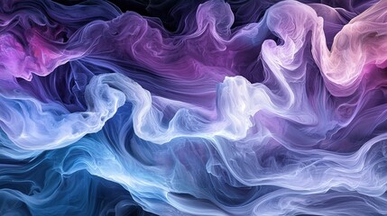 Obraz premium Abstract Purple Blue Swirls