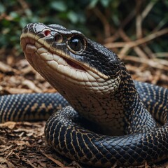 Fototapeta premium snake in the grass