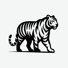 The lion symbolizes strength, leadership, and confidence. The logo features a bold, golden lion head with sharp edges, representing authority and dominance. The use of black and gold enhances its prem