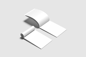 A4 Catalog Landscape Mockup