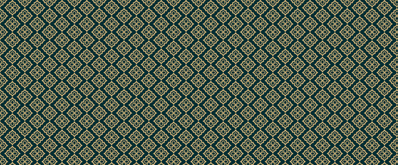 Fototapeta premium Islamic Seamless geometric pattern in authentic arabian Subtle simple islamic design style, Collection of seamless ornamental abstract islamic background with arabian pattern style.