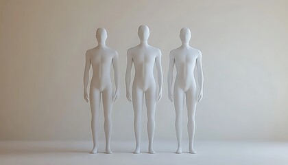 Obraz premium Mannequins in a Studio Setting