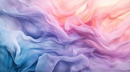 Fototapeta premium Pastel Fabric Drape: Abstract Texture