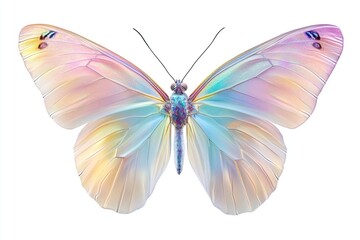 Soft color butterfly insect pastel colors.