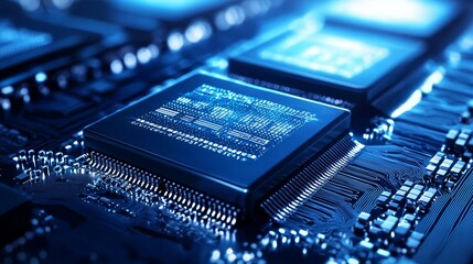 Fototapeta premium Enhancing Data Processing Efficiency through Edge Computing