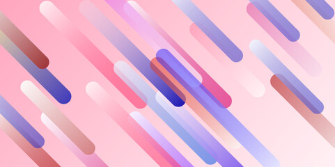 An abstract geometric background with smooth gradient transitions. colorful geometric abstract background. Pink purple blue white abstract presentation background with light pink stripes 