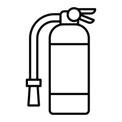 fire extinguisher vector flat icon design