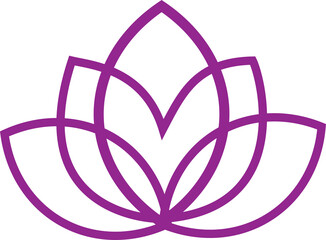 Mid-century Modern Botanical Icon design.