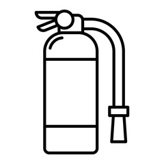 fire extinguisher vector flat icon design