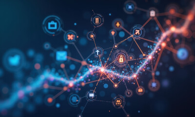 Fototapeta premium - Cybersecurity