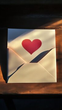 Love letter design template to confess in your feelings