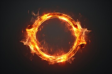 Light fire flame illuminated.