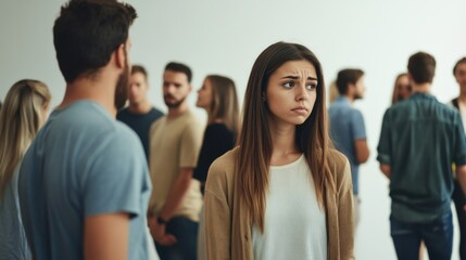 Relationship tension during a party. Featuring emotional discomfort and distance