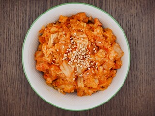 한국음식 김치볶음밥