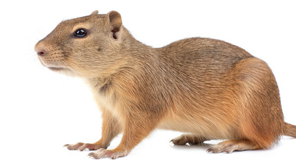 Fototapeta premium A close-up of a small rodent in a natural pose, showcasing its detailed fur and whiskers