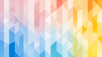 Obraz premium Colorful geometric pattern with triangles and gradients