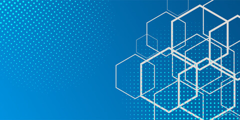 Dynamic blue shapes composition with white lines. Abstract background modern hipster futuristic graphic. Vector abstract background texture design