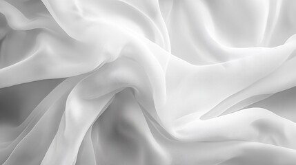 Obraz premium 白の美しい布の背景素材