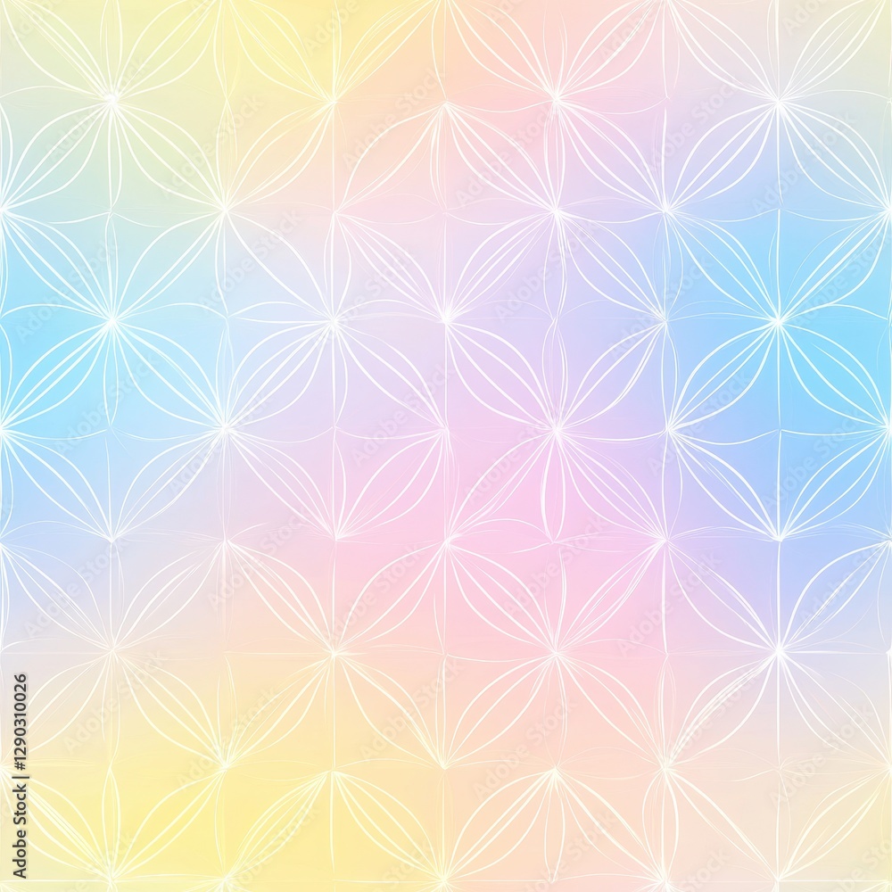Poster captivating colorful background adorned with white stars creating a magical night sky atmosphere for