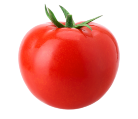 fresh red tomatoes isolated, transparent PNG, PNG format, juicy