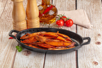 Homemade cuisine - baked sweet batat
