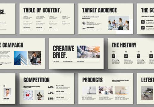Creative Brief Presentation Template
