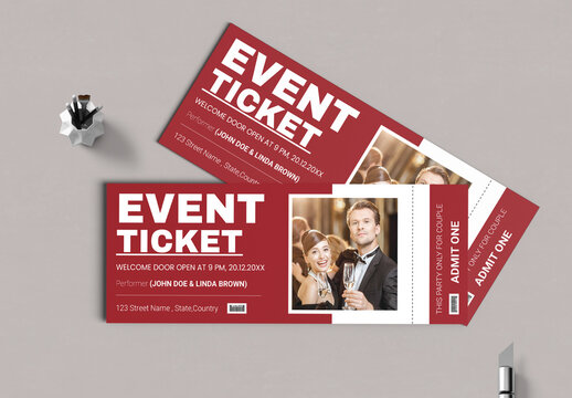 Event Ticket Design
