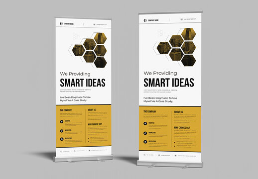 Modern Roll Up Banner Design Corporate and Business Marketing Banner