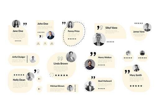 Testimonials Review and Quotes Template For Business