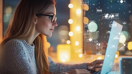 AI innovation, high-tech AI-powered brainstorming - Powered by Adobe