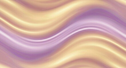 Abstract Soft Fabric Texture Featuring Flowing Silk Waves in Soft Pastel Tones of Blush Pink, Cream, and Pale Lavender