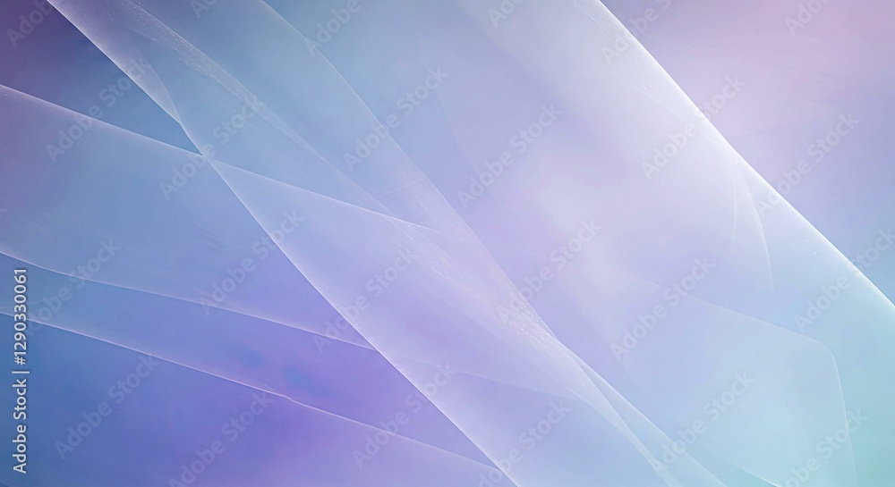 Poster abstract wave in pastel hues: an abstract image features flowing, translucent wave-like forms in a s