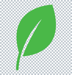 leaf ecology icon. Leaf Icon. green leaf ecology nature element vector.