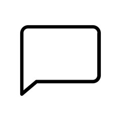 Fototapeta premium speech bubble illustration icon