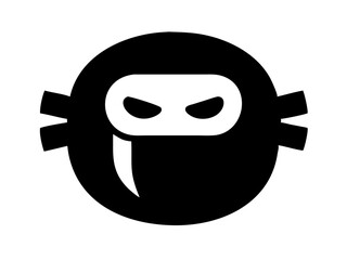 Balck ninja logo Desigen