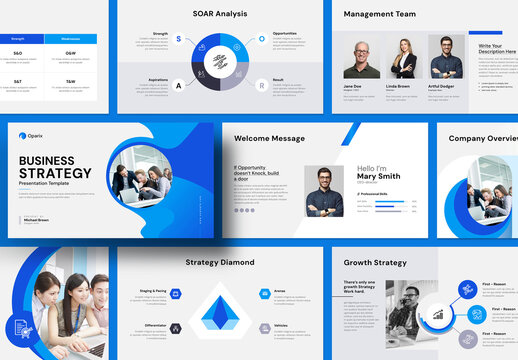 Business Strategy Presentation Template