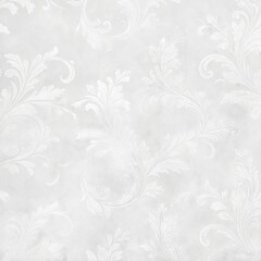 Elegant White Floral Design Wallpaper Background, abstract floral background