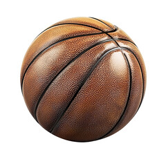 Fototapeta premium Basketball isolated on transparent background, png