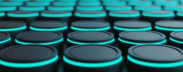 Innovative technology display modern setting digital content futuristic environment close-up view visual concept